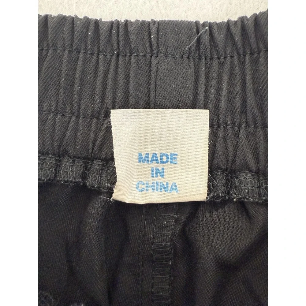 New Wave Street Culture By Inflation Lonely Embroidered Mens‎ Large Black Shorts